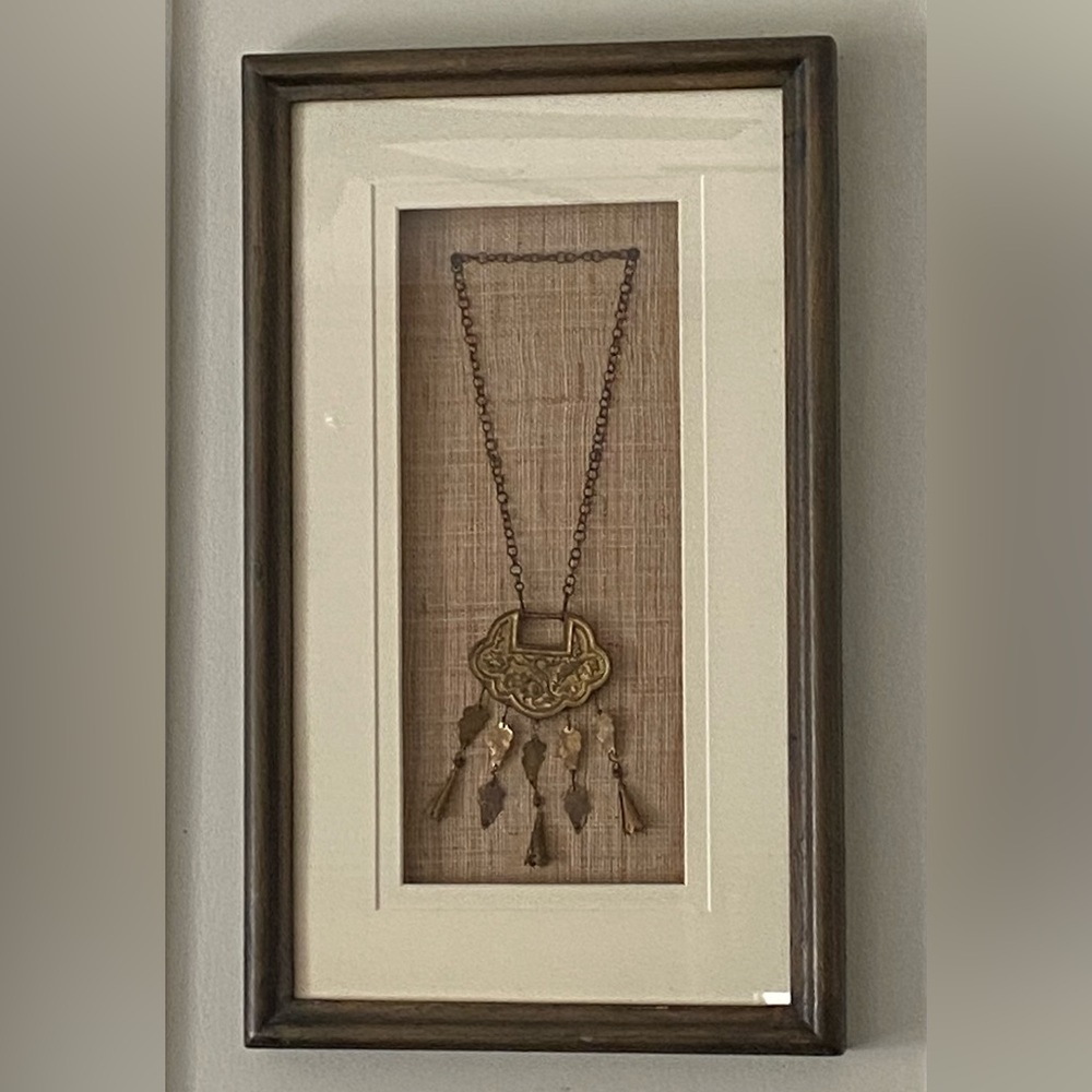FRAMED ANTIQUE LOCKET